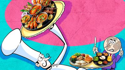 Atithi Devo Bhava, but only if you eat dhokla and yoghurt foam