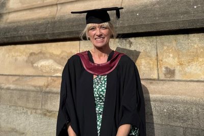 Student returns to graduate from university 33 years after completing studies