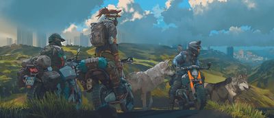 How Photoshop filters helped me make the concept art for Spectre Divide