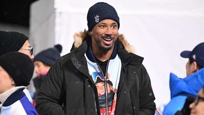 Myles Garrett Sported an Awesome Chloe Kim Jacket to Support His Girlfriend at Olympics