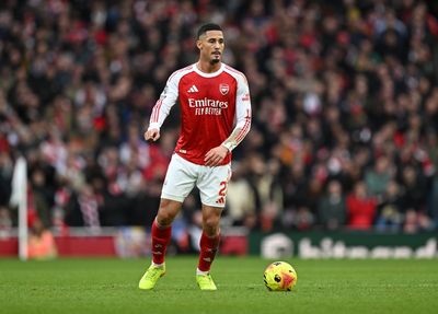 Why William Saliba is missing from Arsenal squad against Brentford today