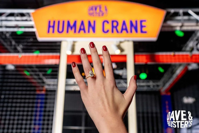 Want a reasonably priced diamond ring this Valentine’s? Head to Dave & Busters