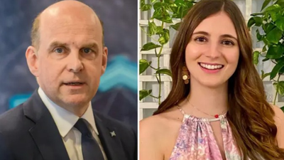 Major row over Britain's Nato envoy Angus Lapsley bringing intern girlfriend, half his age, to official residence: 'They are not hiding it'