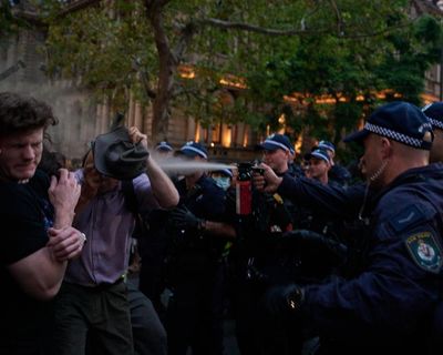 NSW police watchdog to investigate alleged police brutality at Sydney protest against Isaac Herzog