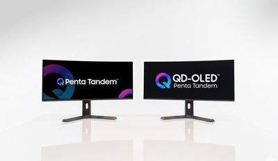 Samsung's brand-new QD-OLED tech can double the panel's lifespan — durable 'Penta Tandem' displays can reach up to 1,300 nits of peak brightness