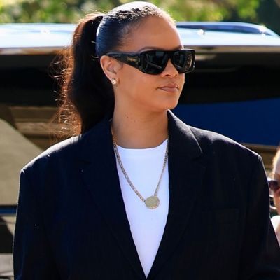 Did Rihanna's Blazer, Jeans, and Loafers Come from a Fashion Editor's Capsule Wardrobe?