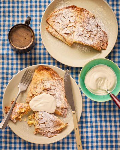 Benjamina Ebuehi’s recipe for almond frangipane crepes