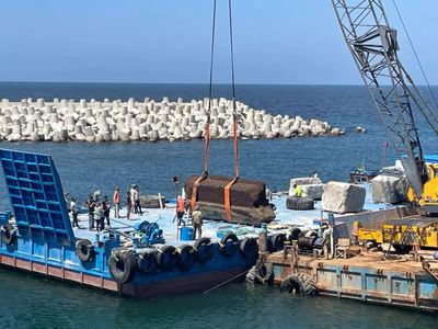 Egypt lifts massive 2,000-year-old Lighthouse of Alexandria buried beneath the sea