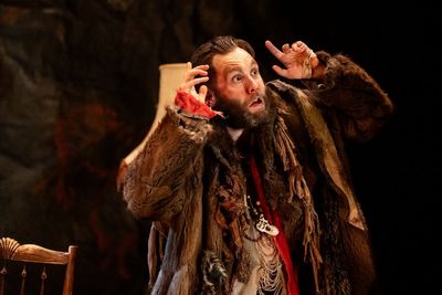 The S***heads, review – Violent Stone Age cannibals are brought to life with a sly modern twist