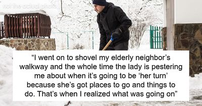 Mistaken For The HOA, Guy Tries To Calm Down Karen Who Demands A Clean Driveway