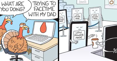 Mark Parisi Is Back With 43 New “Off The Mark” Cartoons Full Of Everyday Humor