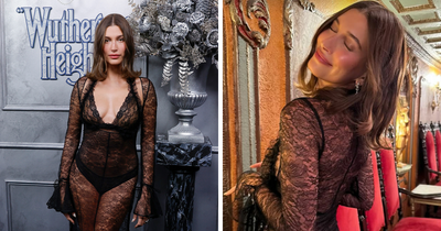 “Wearing Lingerie”: Hailey Bieber’s Outfit For ‘Wuthering Heights’ Premiere Sparks Backlash