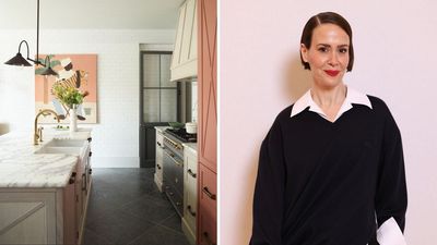 Statement Art Creates a 'Gallery Moment' in Sarah Paulson's Tiny Kitchen – It's an Inspired and Transformative Addition