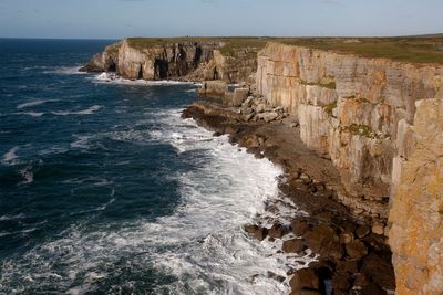 Climber dies and two in hospital after incident on Welsh coast