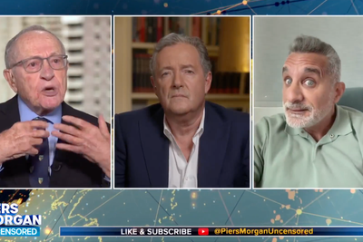 Alan Dershowitz gets into shouting match on Piers Morgan and threatens to sue over Epstein claim