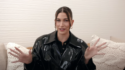 Hailey Bieber's Sheer Wuthering Heights Dress Was Gorgeous From The Front, But Even More Flattering From Behind