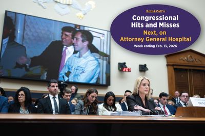 This week, on Attorney General Hospital — Congressional Hits and Misses