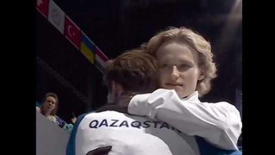 Ilia Malinin Had Classy Move for Kazakhstan’s Mikhail Shaidorov After Olympic Upset