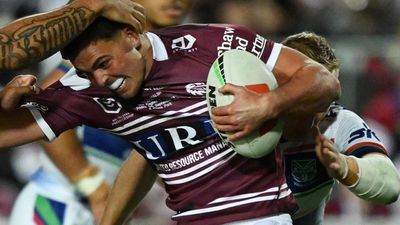 Manly's teen prodigies star in trial win over Warriors