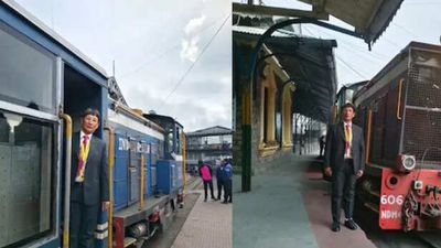 After 145 years, Darjeeling Himalayan railway gets its first woman traveling ticket examiner on tour duty