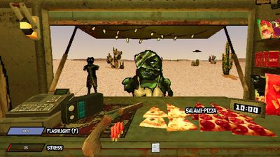 This horror sim is like running a food truck in Fallout: cook questionable meals for mutants, monsters, and the occasional alien
