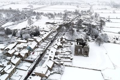 Public urged to take ‘extra care’ as heavy snow and ice sweeps UK