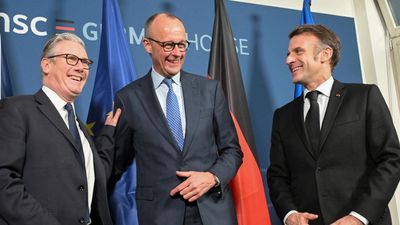 Macron tells critics to follow Europe’s lead as leaders seek to reset US ties