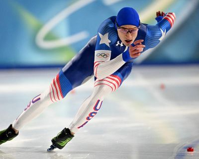 Two races, two golds: Jordan Stolz smashes another Olympic record in 500m