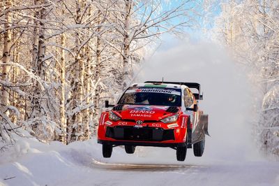 WRC Sweden: Elfyn Evans heads Toyota 1-2-3-4 into final day