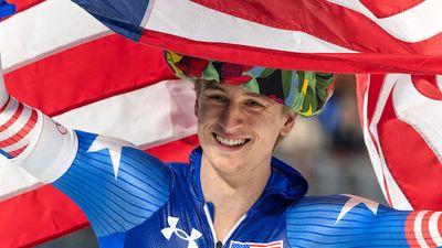 Wearing Two Hats: Jordan Stolz’s Second Gold Medal Win Was a Coronation