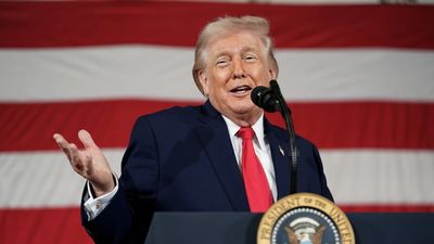 The ‘president of peace’ at it again: Trump posts ominous image of aircraft carrier and brags about U.S. fighter jets as tensions with Iran rise