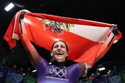 Janine Flock slides into history to write unlikely Winter Olympics redemption tale