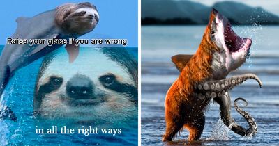 56 Photoshopped Pics That Are So Wild AI Could Never Recreate Them