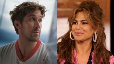Eva Mendes Went Pants Free To Celebrate Valentine's Day (And Hype Up Ryan Gosling's New Movie)
