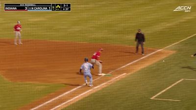 Indiana Infielder Commits Unfathomably Brutal Error to Allow Shocking UNC Comeback