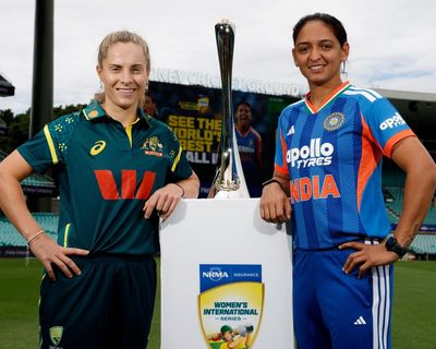 India beat Australia in rain-hit first women’s T20 cricket international – as it happened