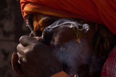 Cannabis smoke fills the air as Nepal marks Shivaratri festival