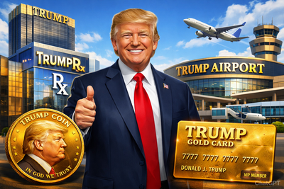 Name's Trump. Donald J Trump: US president's blitz to stamp his name on America ... and beyond