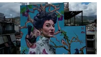 Simply the best: Giant Greek mural of Maria Callas wins world street art award