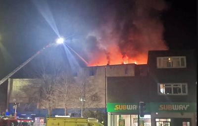 Huge blaze rips through Odeon cinema as smoke fills sky and students evacuated from their homes