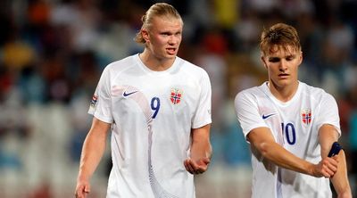 ‘It’s very relaxed and we’re good friends – and that’s how it should be. Whatever happens during the game stays out on the pitch’ Martin Odegaard on his relationship with international team-mate and club rival Erling Haaland