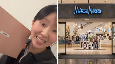 Woman receives $1K Miu Miu shoes from Neiman Marcus. Why does it look like a ‘kid went crazy’ on it?: ‘Nordstrom WOULD NEVERR’