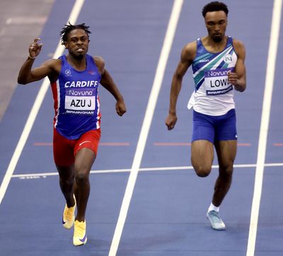 Jeremiah Azu completes surprise sprint double at UK indoor championships