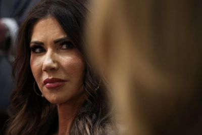 Kristi Noem snaps back amid anger over her claim she’ll ensure the ‘right people’ elect the ‘right leaders’ in midterms