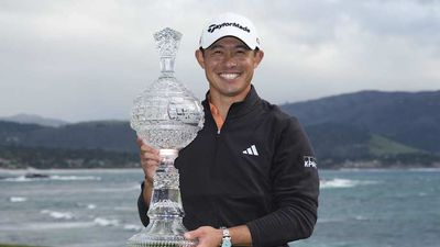 Collin Morikawa Ends Winless Drought on Blustery Sunday at Pebble Beach