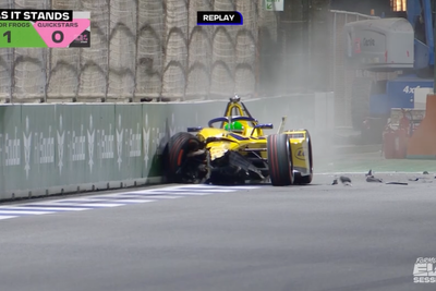 Richard Hammond’s daughter, 25, crashes Formula E car: ‘He’s going to cry’