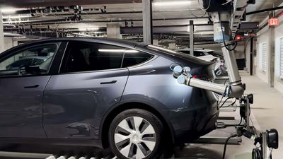 This California Garage Parks And Charges Your EV Automatically