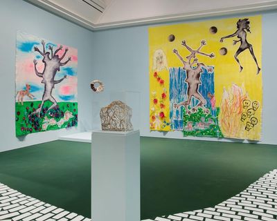 Delaine Le Bas review – former Turner nominee delivers witches, warm welcomes – and wallpaper