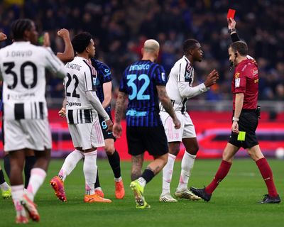 Juventus red card fury overshadows thrilling Derby d’Italia battle with Inter