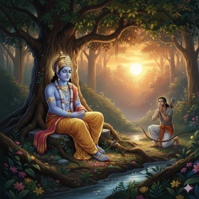 Why Didn’t Krishna Save Himself From the Hunter’s Arrow?